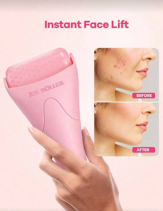 Ice Roller for Face & Eyes – Cooling Skincare Tool for Puffiness, Wrinkle Reduction, Pain Relief & Self-Care Gifts