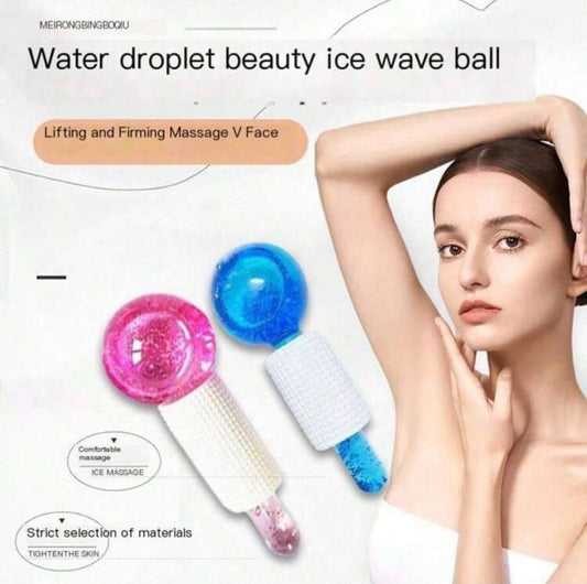 Facial Ice Ball Massager – Cooling Roller for Eyes, Face & Neck | Anti-Aging, Puffiness & Wrinkle Relief Skincare Tool