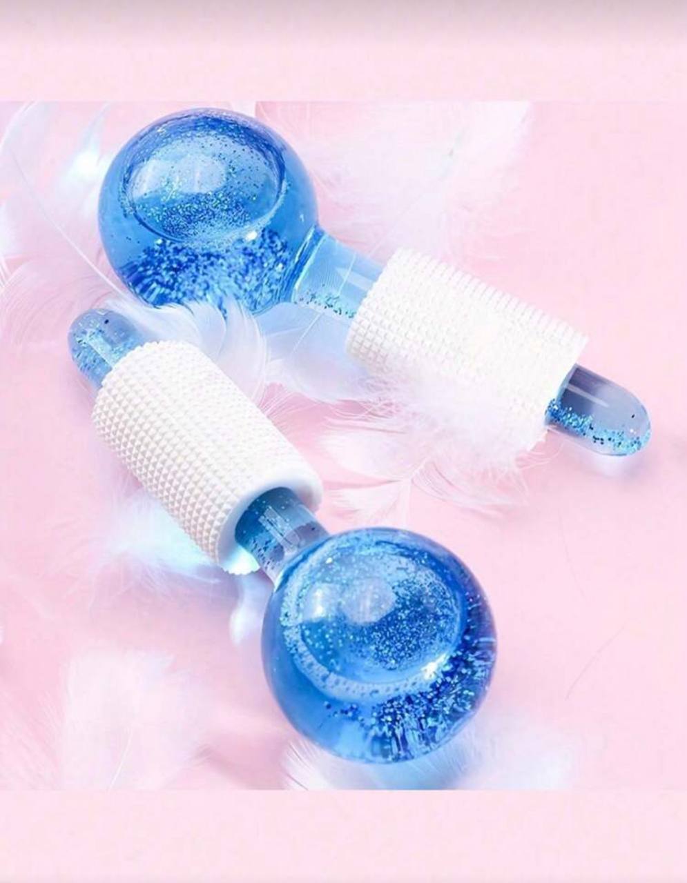 Facial Ice Ball Massager – Cooling Roller for Eyes, Face & Neck | Anti-Aging, Puffiness & Wrinkle Relief Skincare Tool