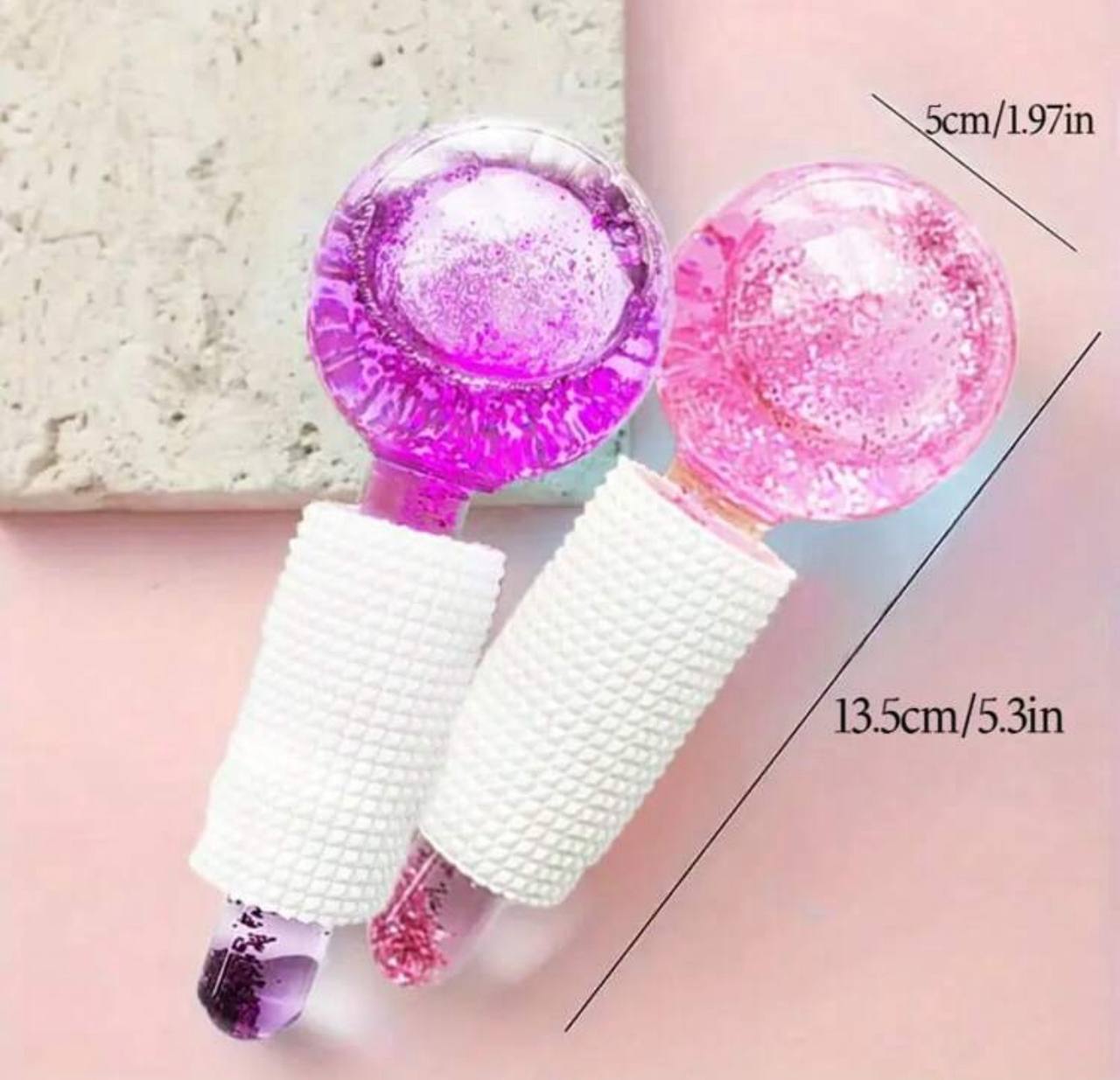 Facial Ice Ball Massager – Cooling Roller for Eyes, Face & Neck | Anti-Aging, Puffiness & Wrinkle Relief Skincare Tool